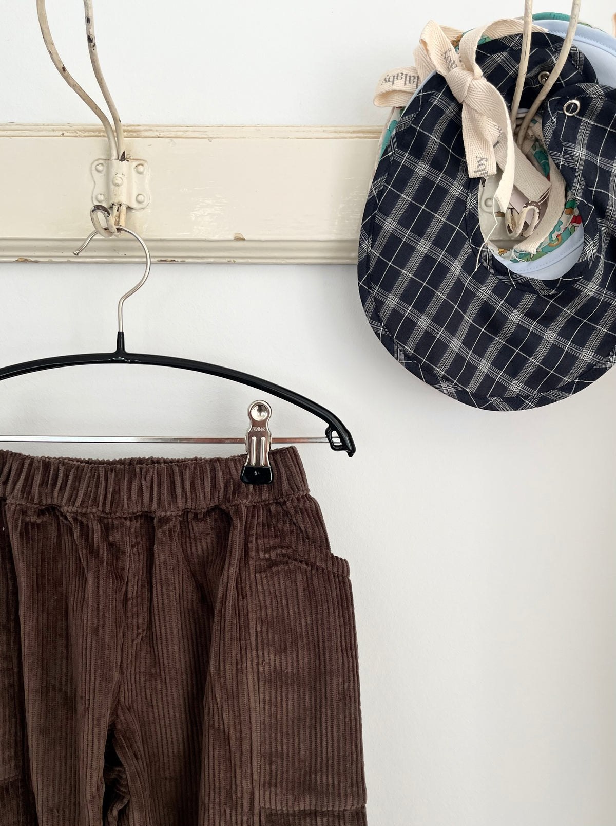 Serendipity baby pants fløjl - Earth Brown