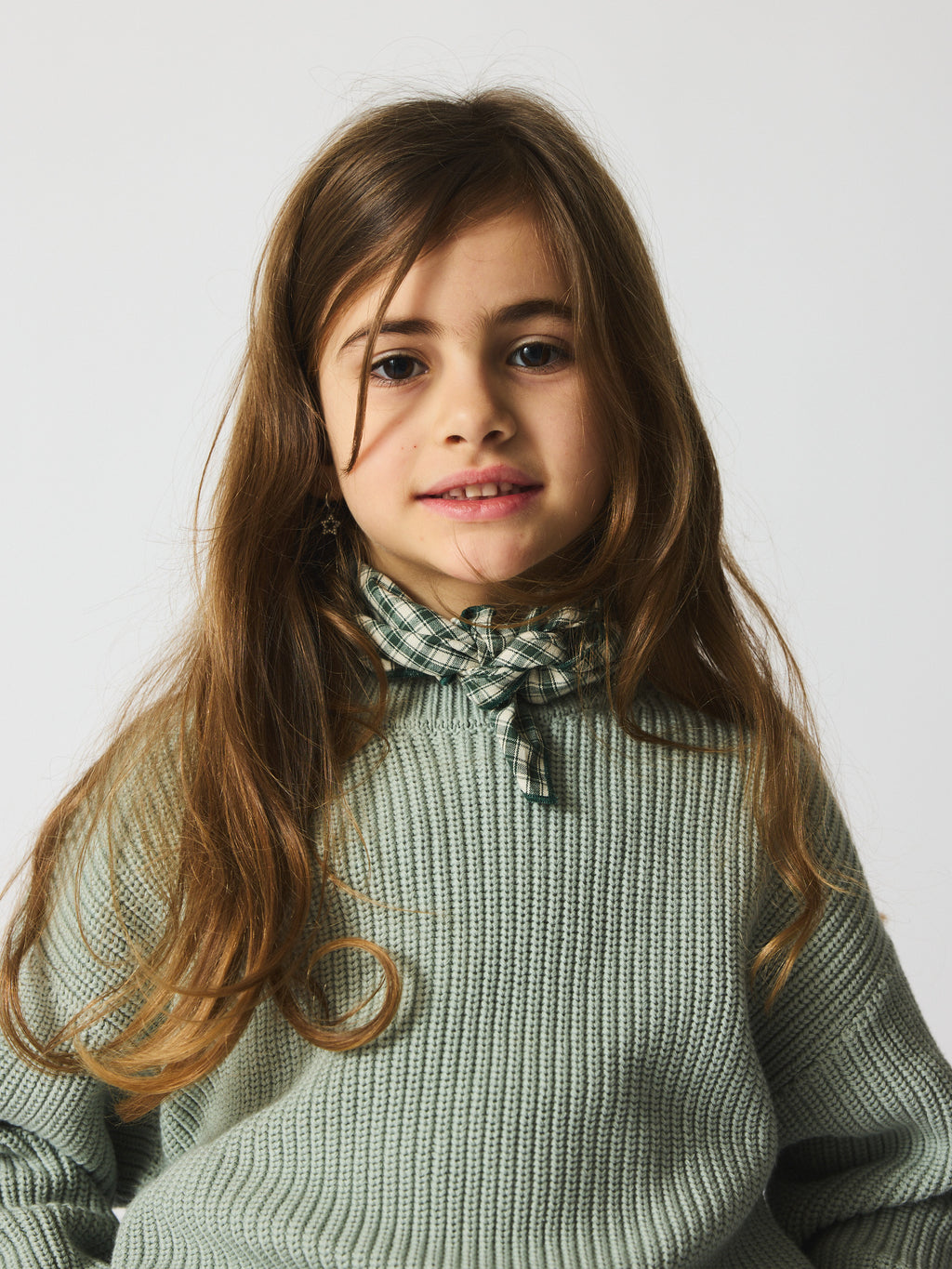 Walter Scarf - Myrtle Green Check