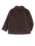 Serendipity loose jacket fløjl - Earth Brown