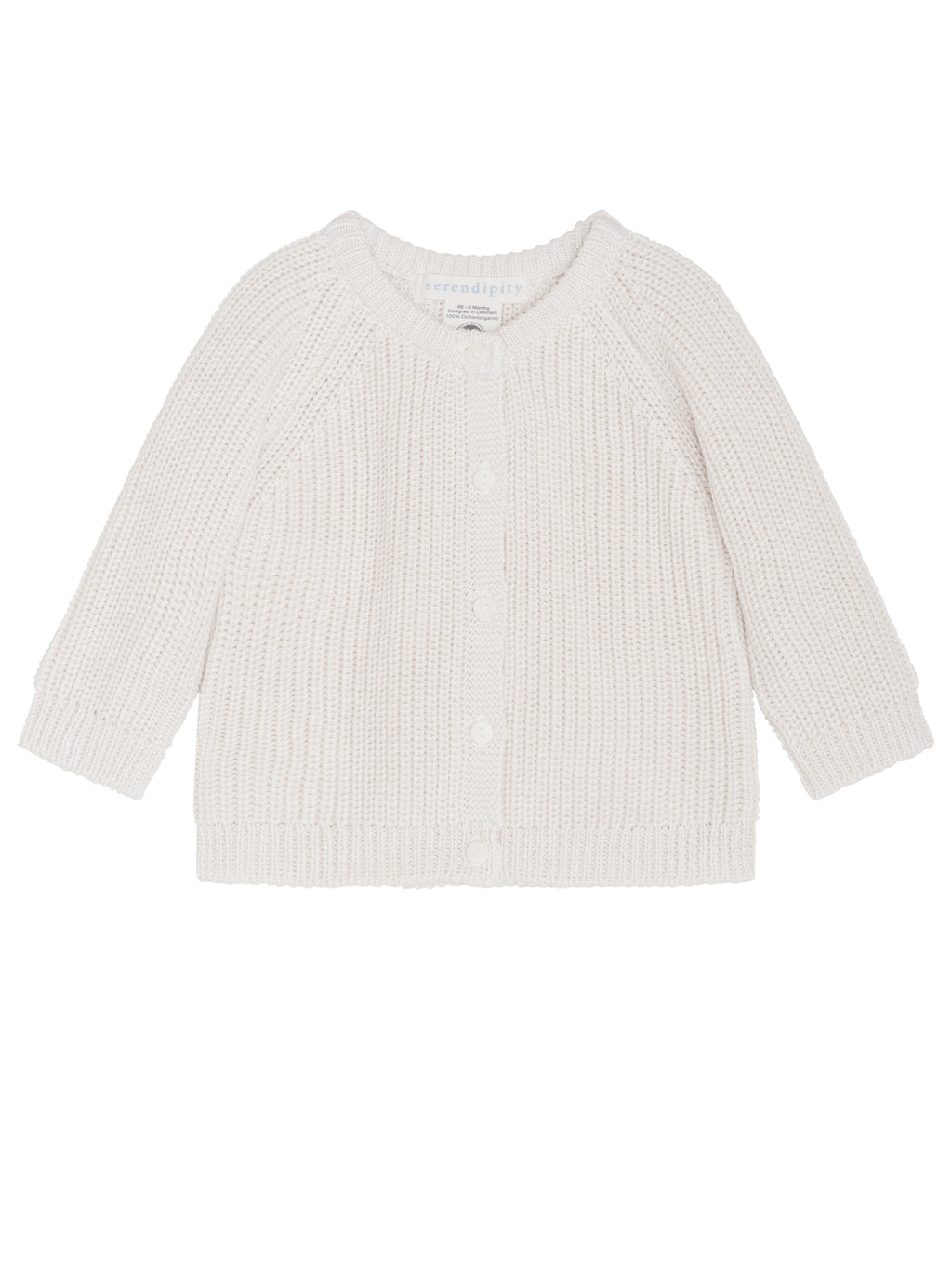 Serendipity baby patent cardigan - Creme
