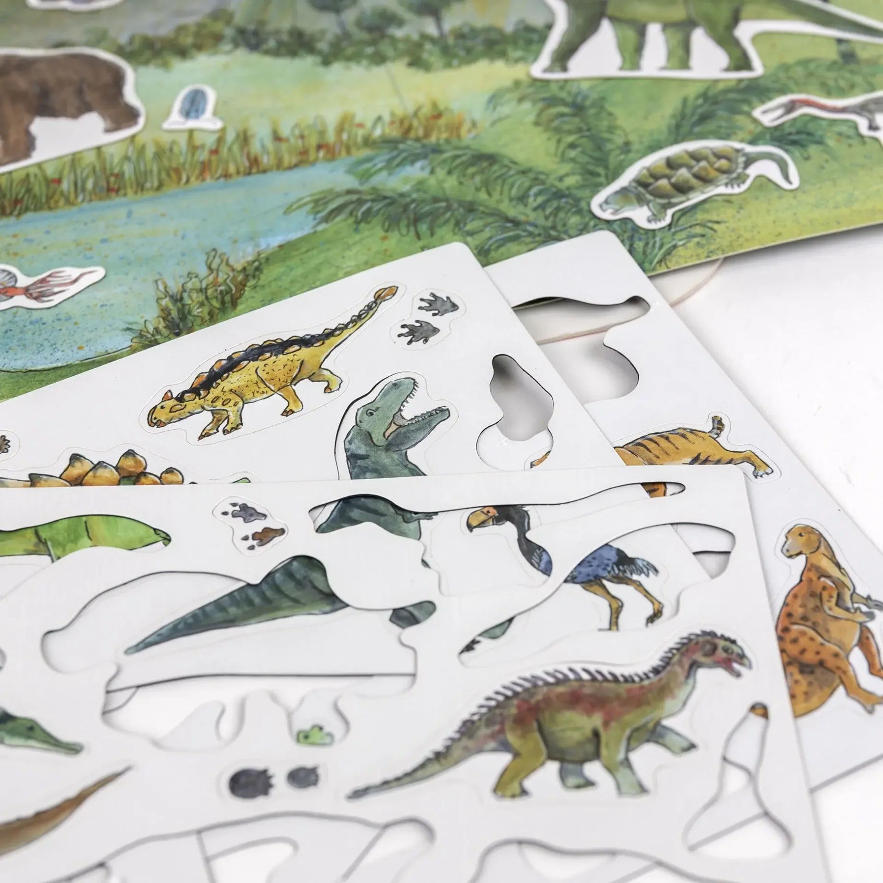 Magnetbog - Dinosaurer