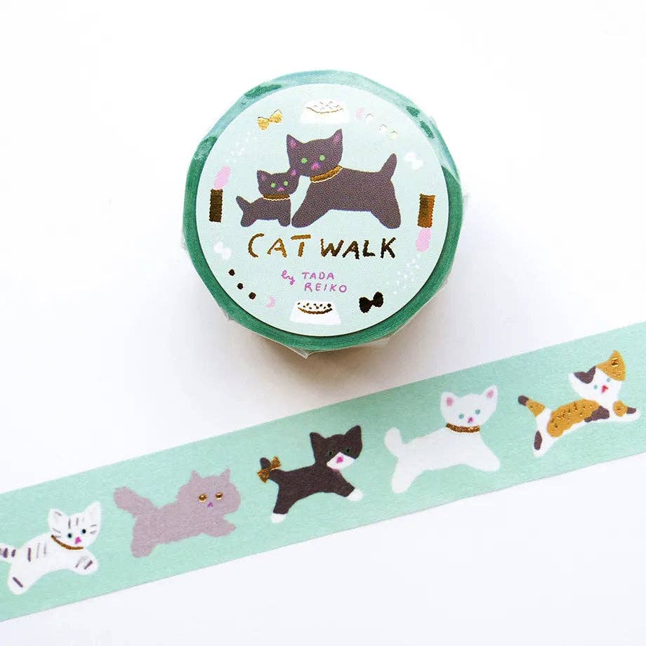 Washi-tape – Cat walk