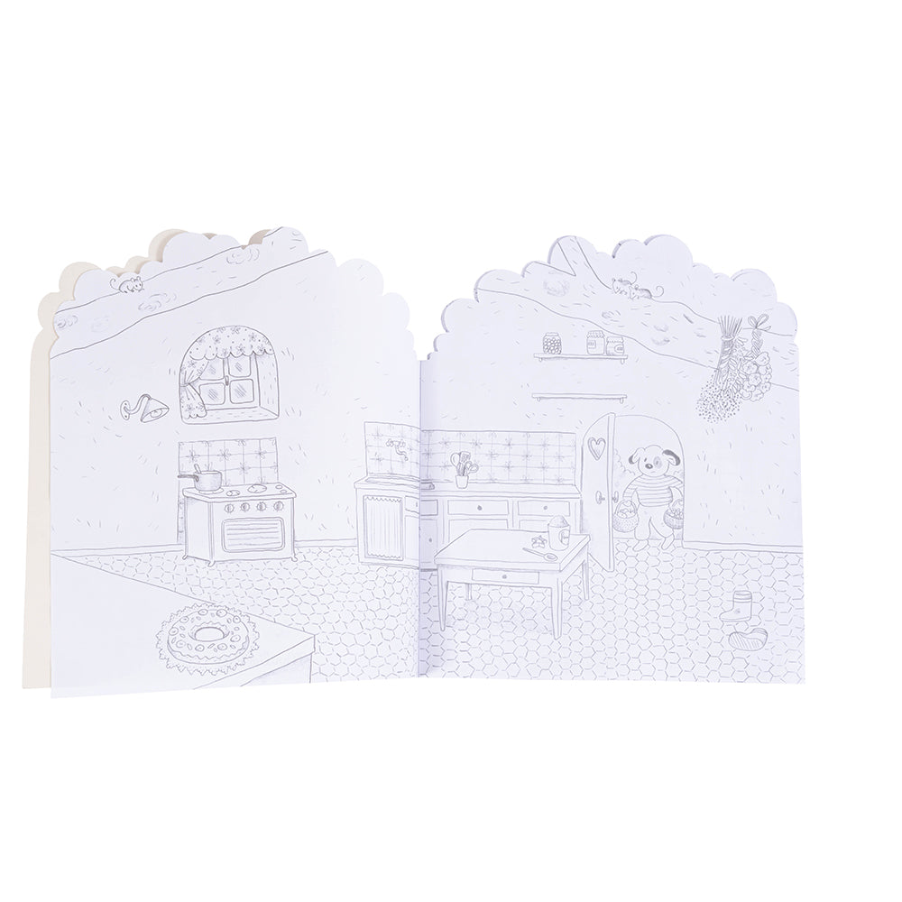 Malebog med 160 klistermærker