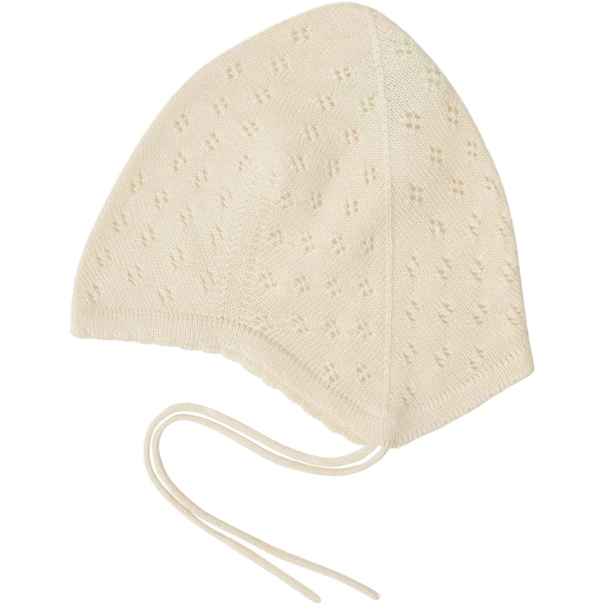 Baby pointelle hat - Ecru
