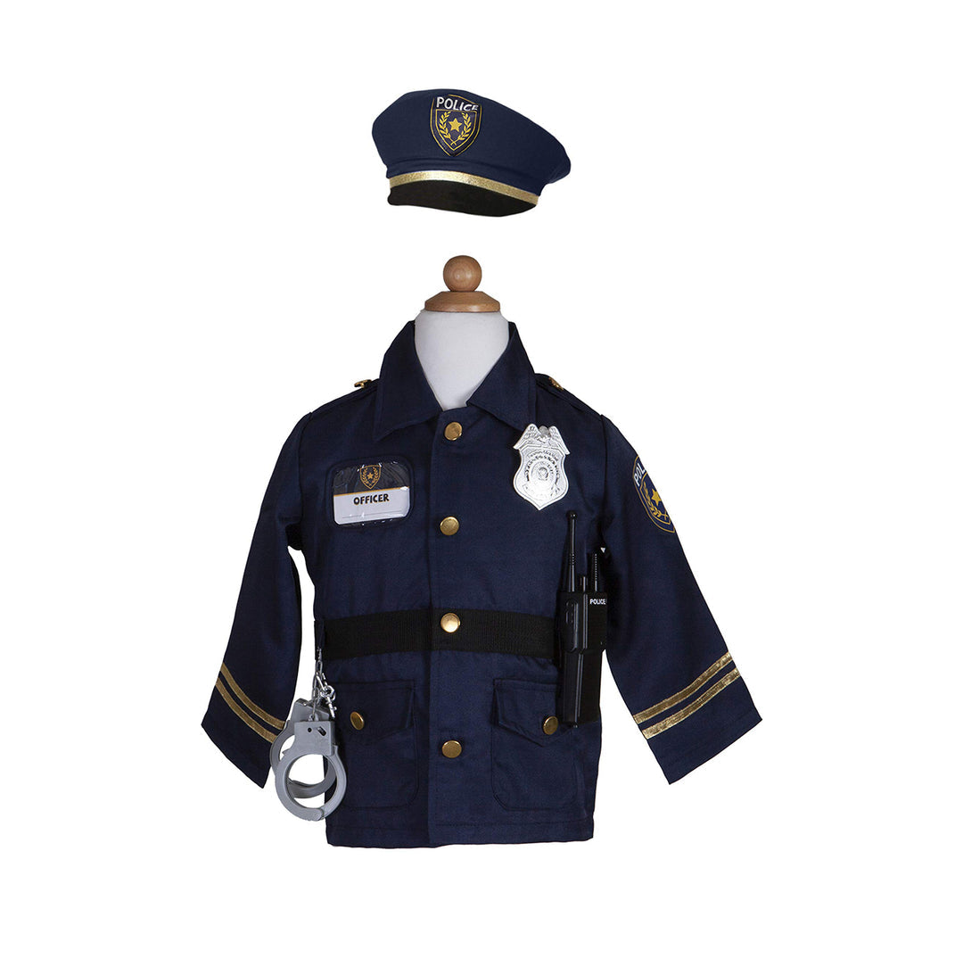 Politibetjentsæt med kasket