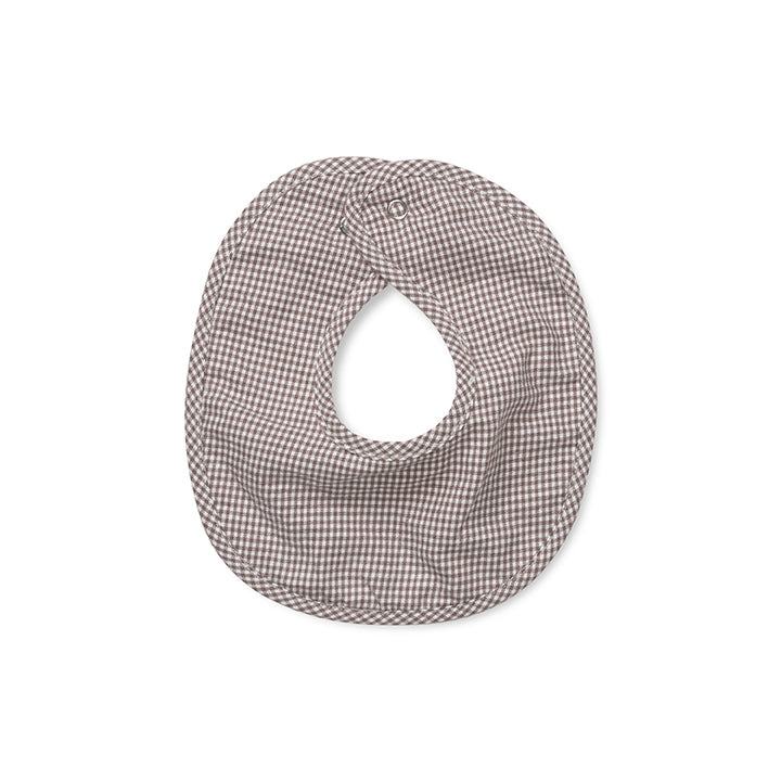 Classic bib - Tiny check brown