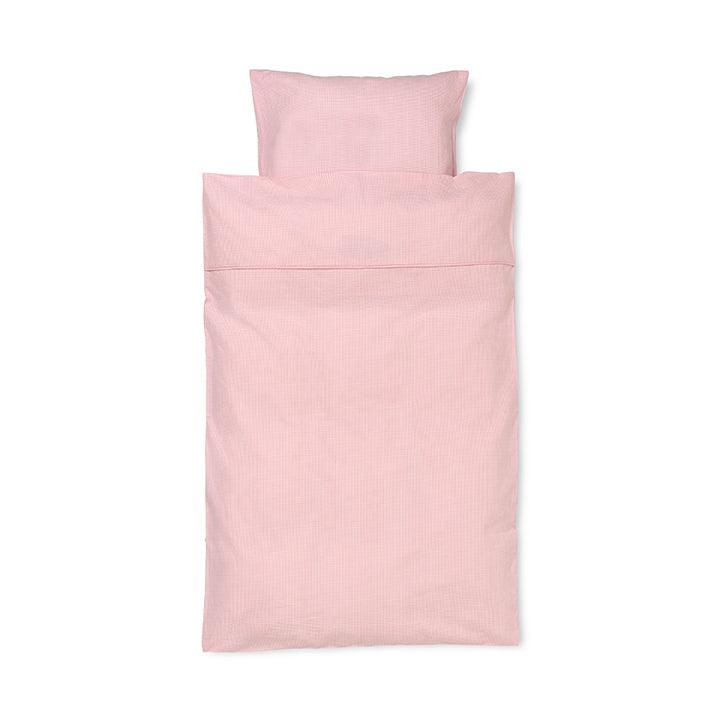 Baby sengetøj - Tiny check pink