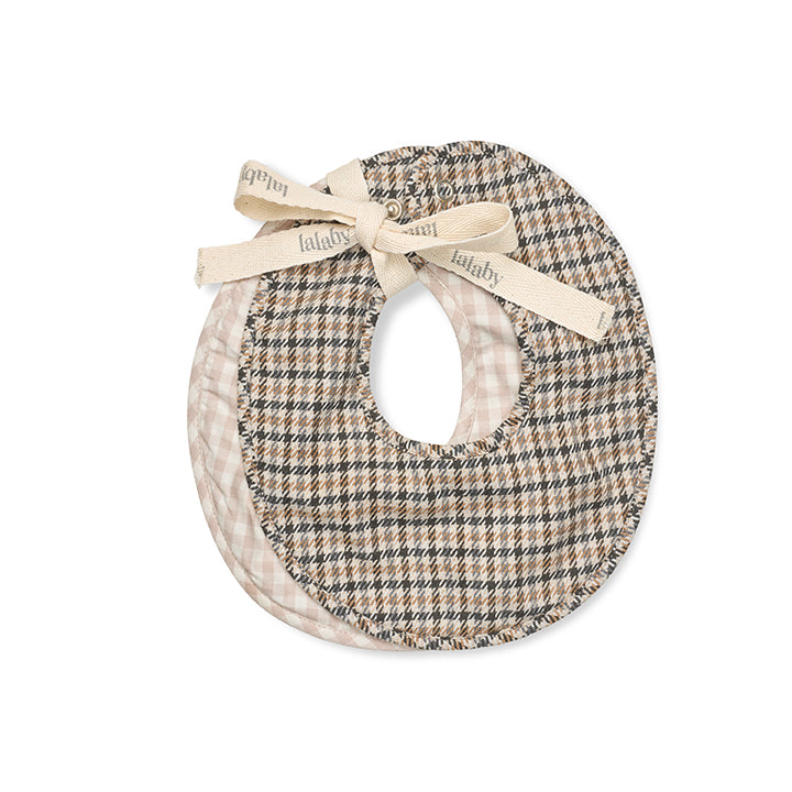 Lalaby bibi bibs 2-pack - Tweedy