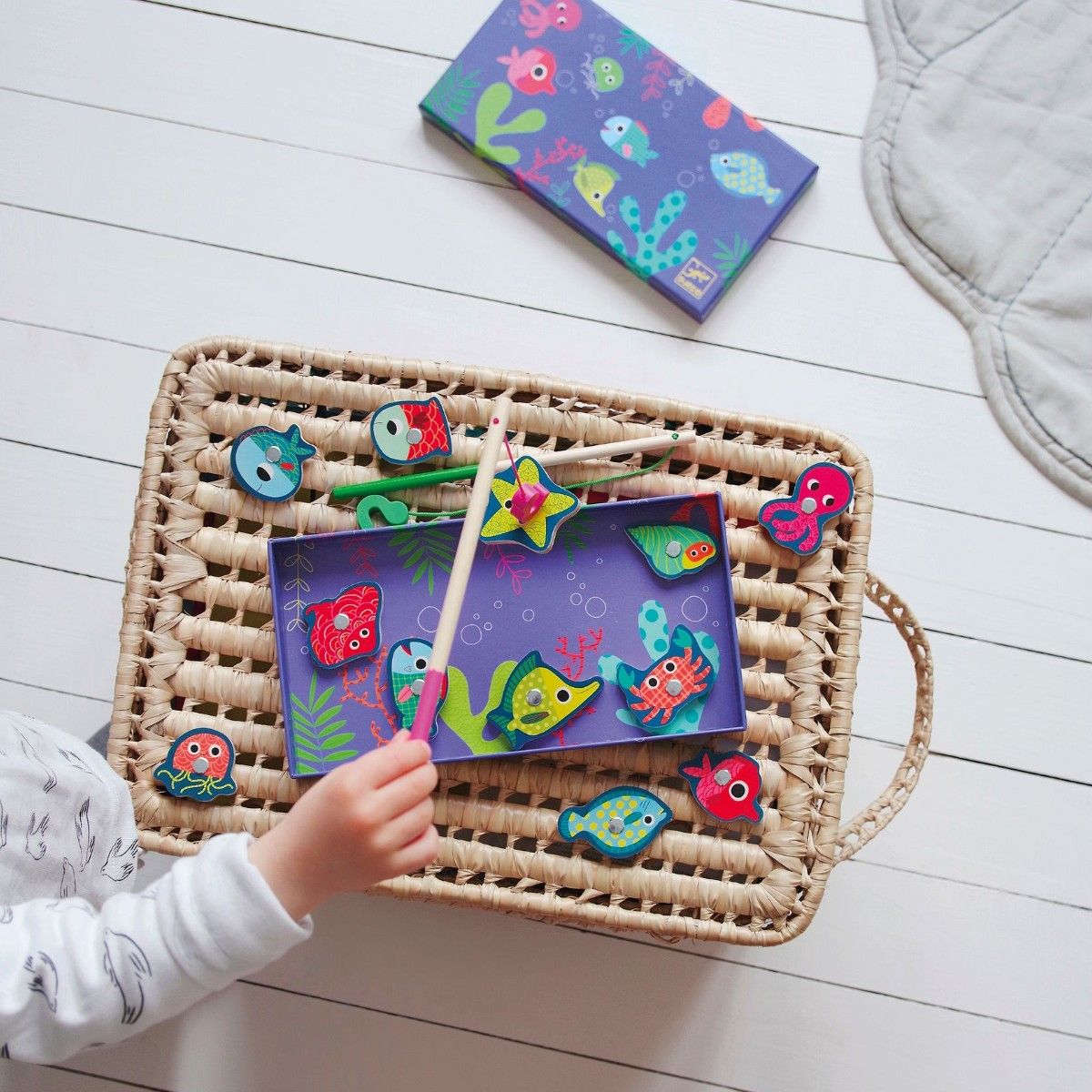 Fiskespil - Farvede fisk