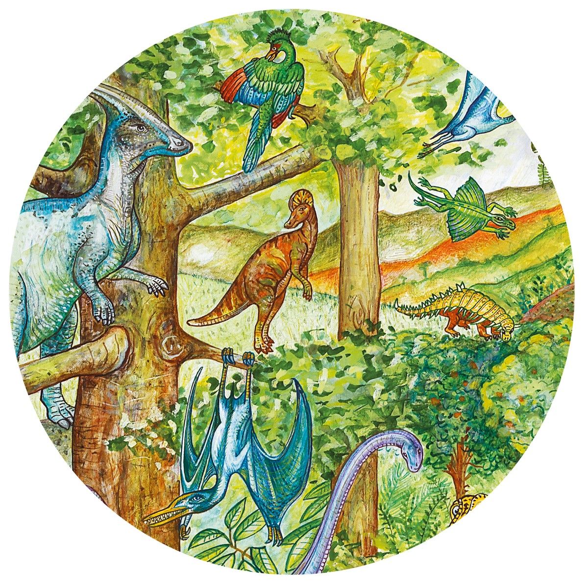 Puslespil - Dinosaur Verden 100 brikker
