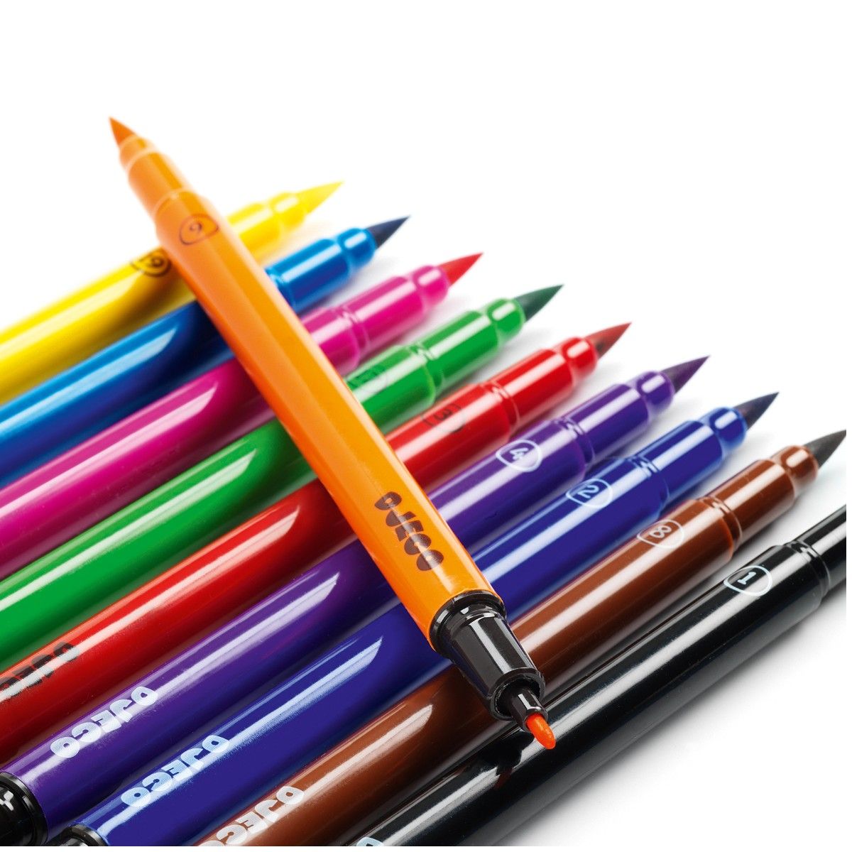 Tusser klassiske farver 10 stk