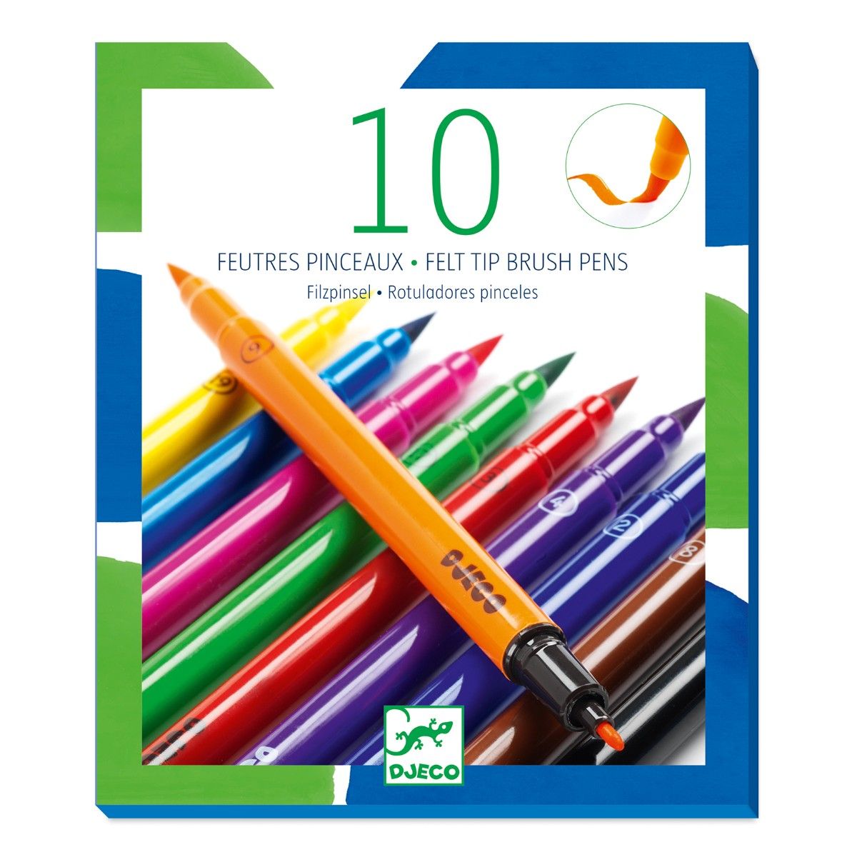 Tusser klassiske farver 10 stk