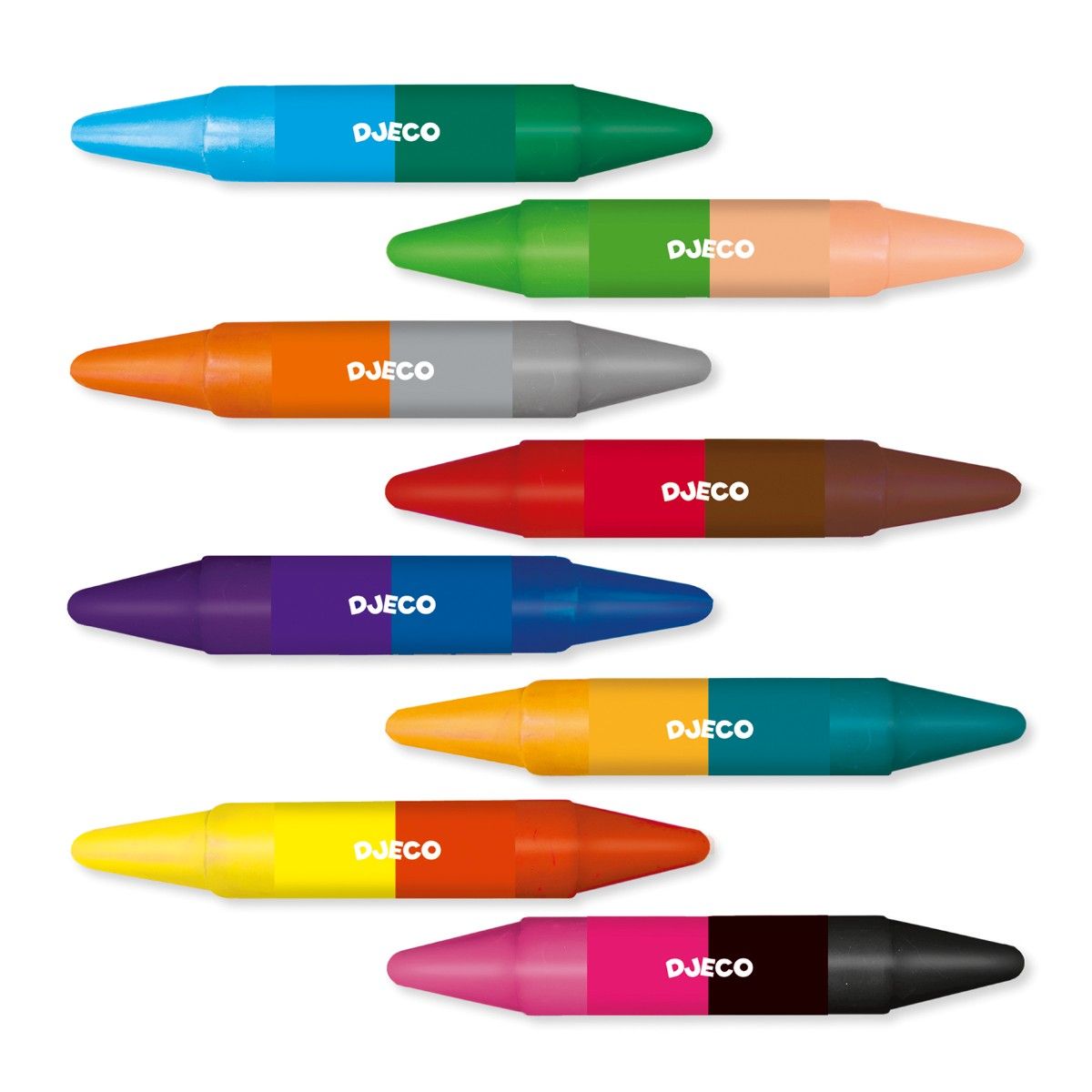 Fedtfarver dobbelt 8 stk