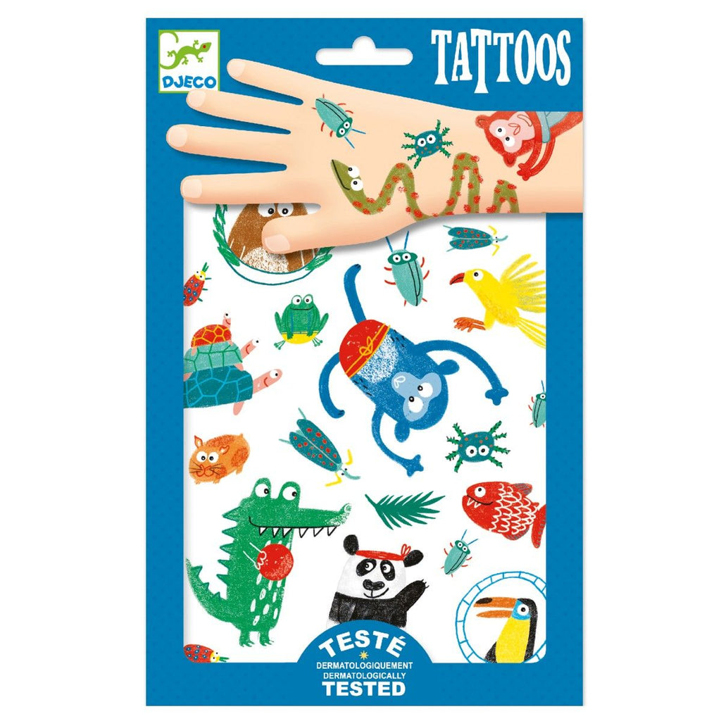 Djeco Tatoveringer - Vilde dyr