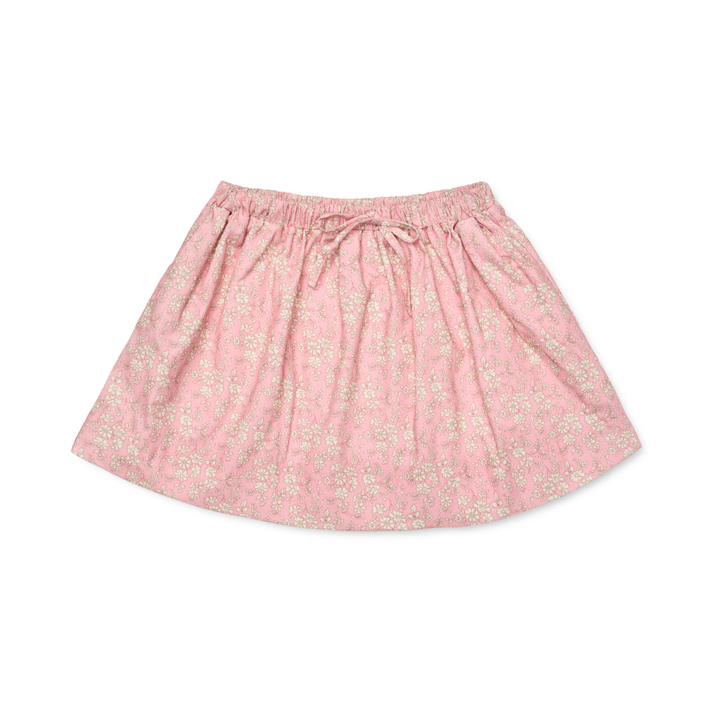 Lalaby Dagmar skirt - Pink flower cord