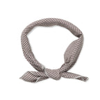 Eddie scarf - Tiny check brown