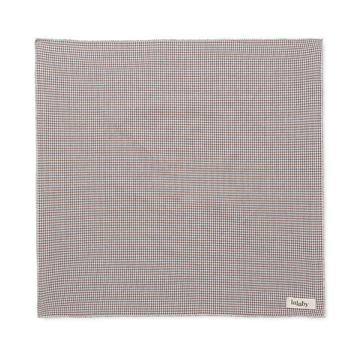 Eddie scarf - Tiny check brown