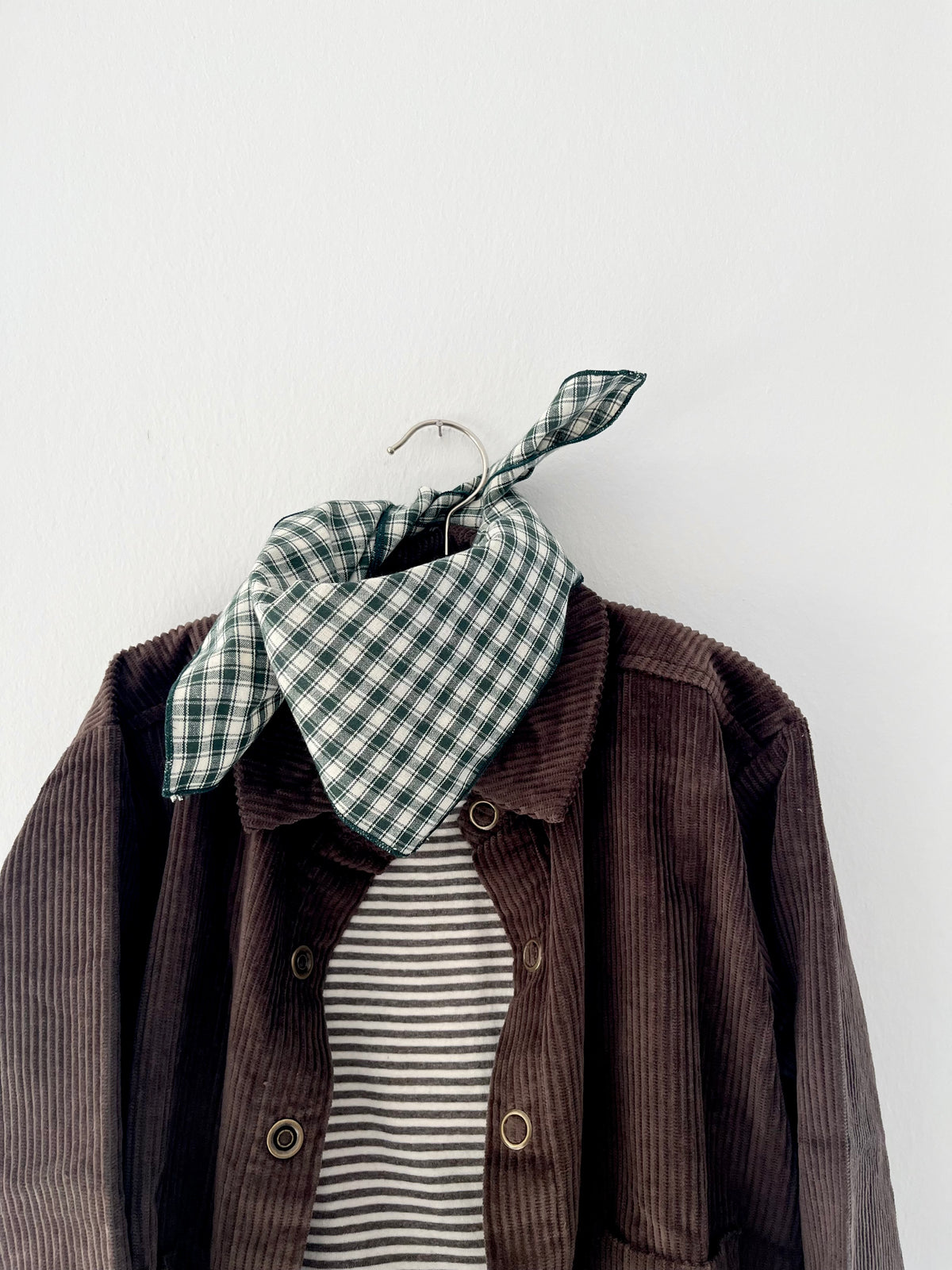 Serendipity loose jacket fløjl - Earth Brown