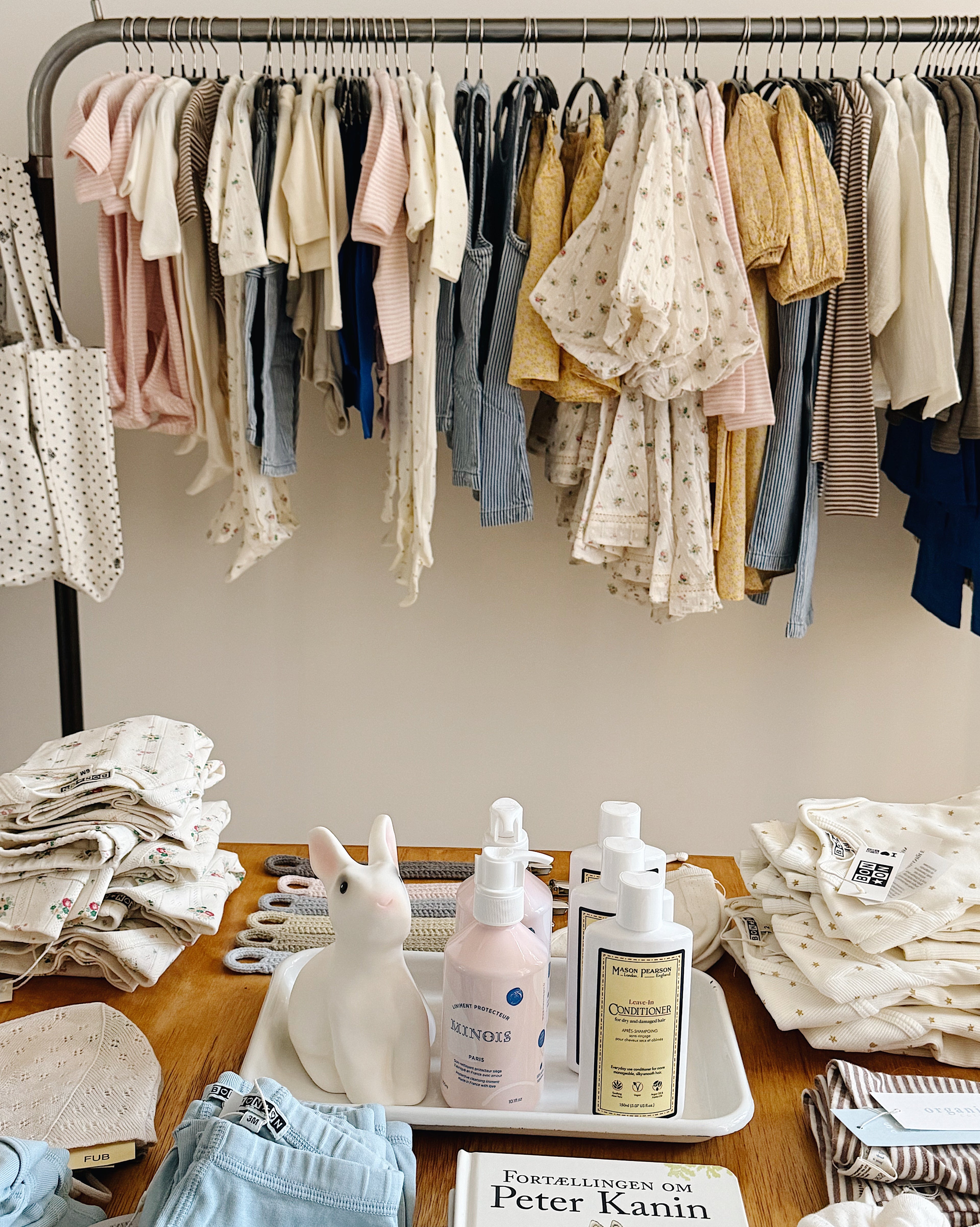 Tina langærmet top - Bleu Azul