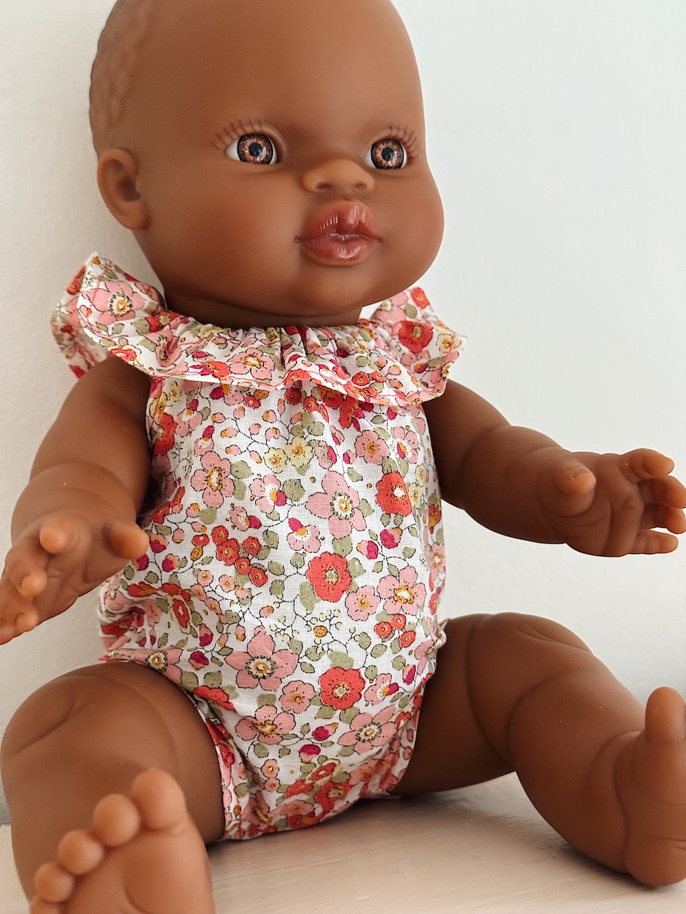 Dukkedragt - Pink blomst