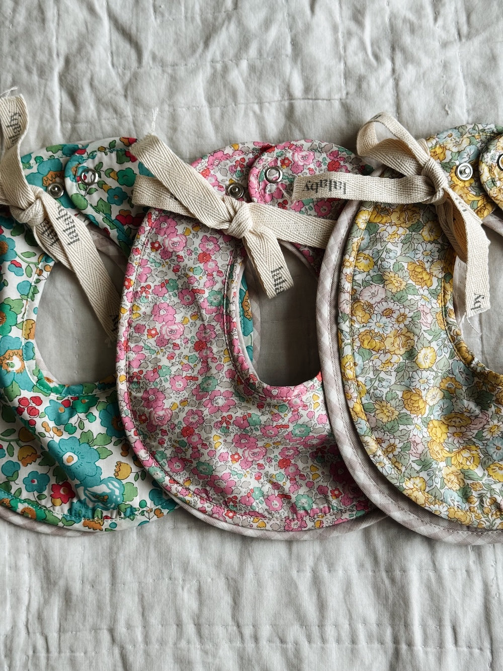 Bibi bibs 2-pack - Pink betsy