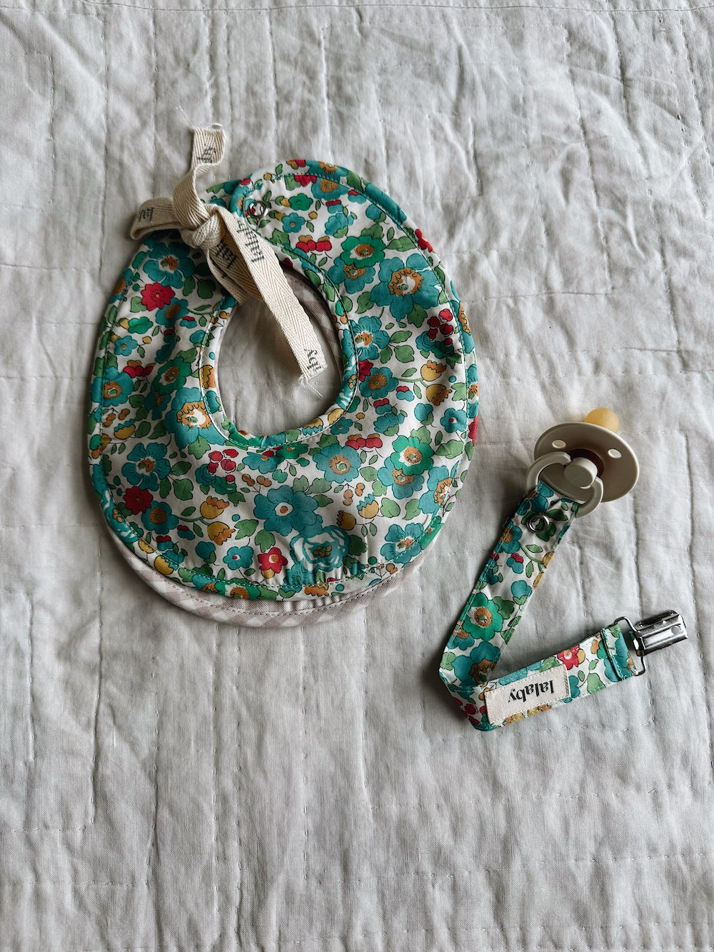 Bibi bibs 2-pack - Blue betsy