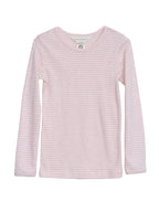 Langærmet t-shirt Rosebud/offwhite