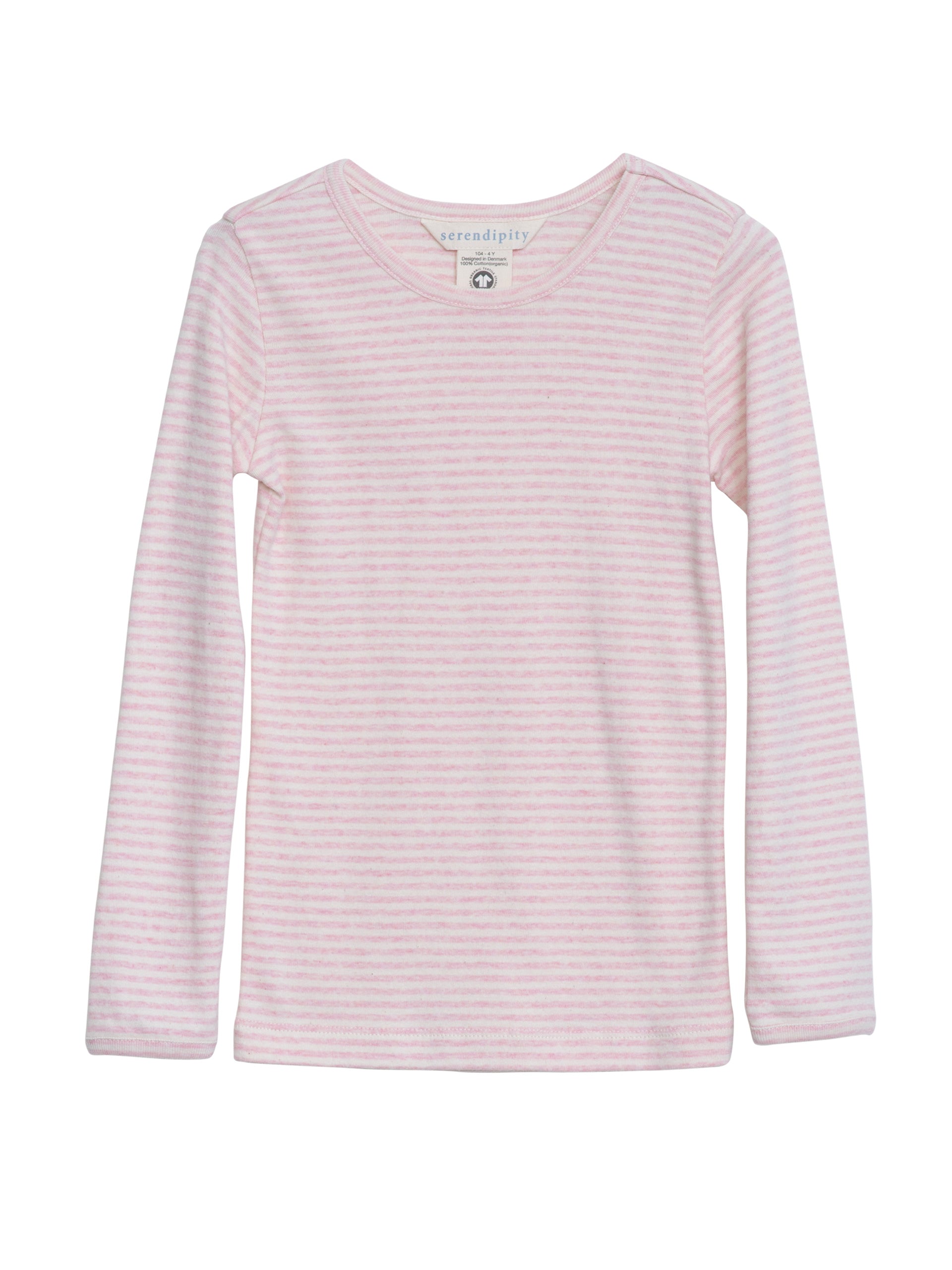 Langærmet t-shirt Rosebud/offwhite