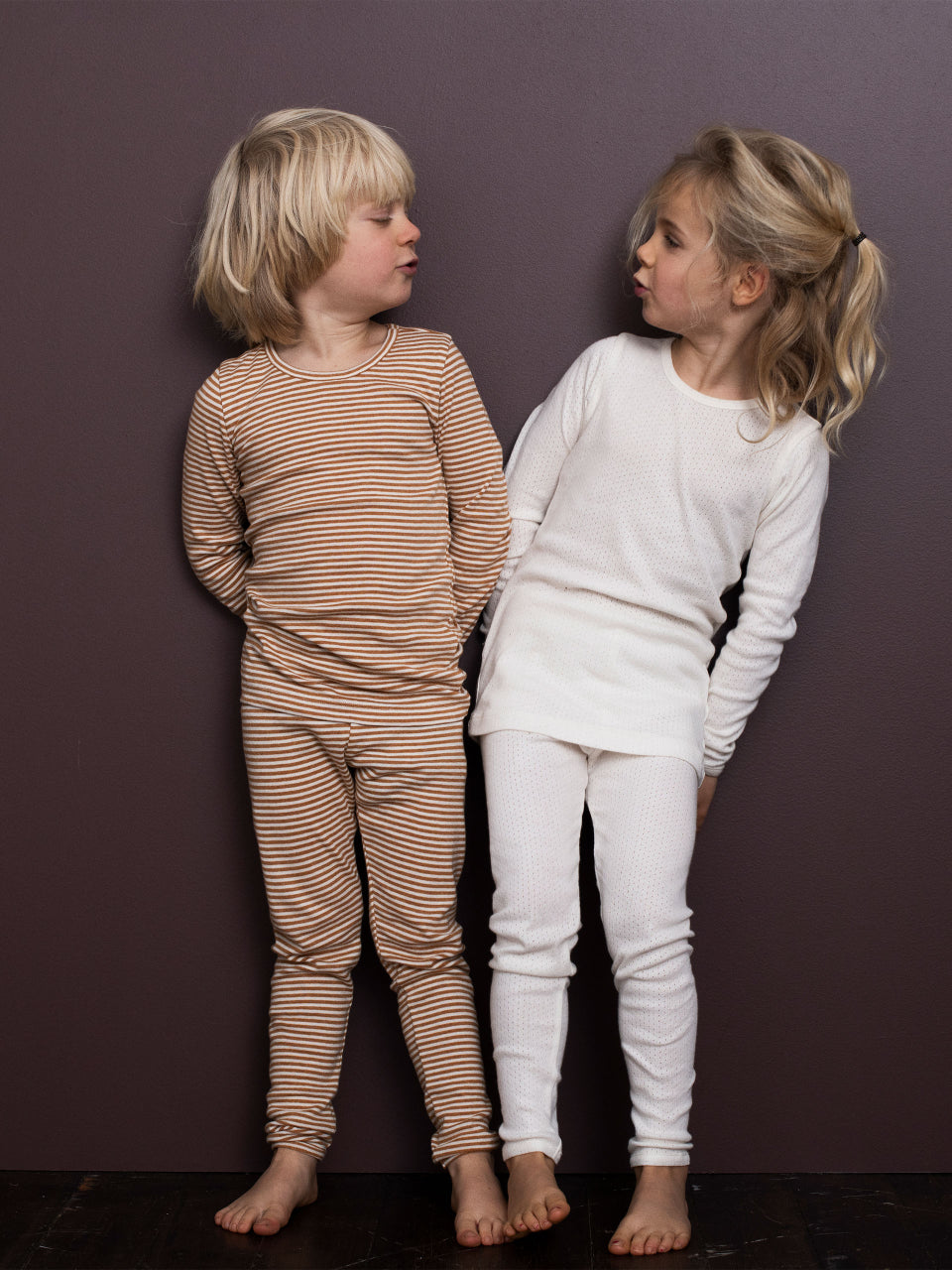 Serendipity Langærmet bluse - Pointelle Offwhite