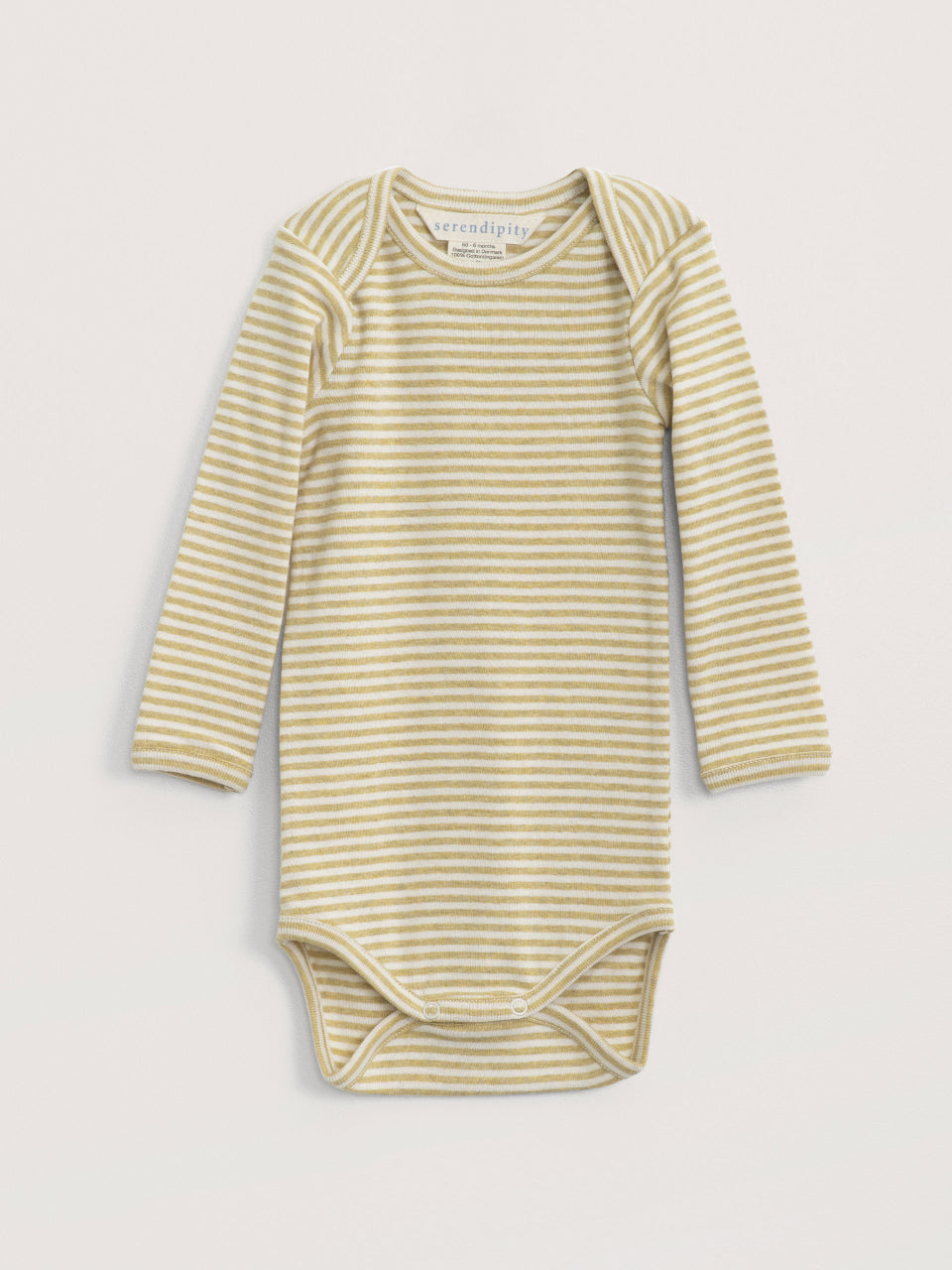 Serendipity baby body - Chamomile/Offwhite