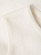 Serendipity Langærmet bluse - Pointelle Offwhite