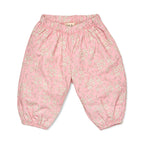 Lalaby pixi pants - Pink flower cord