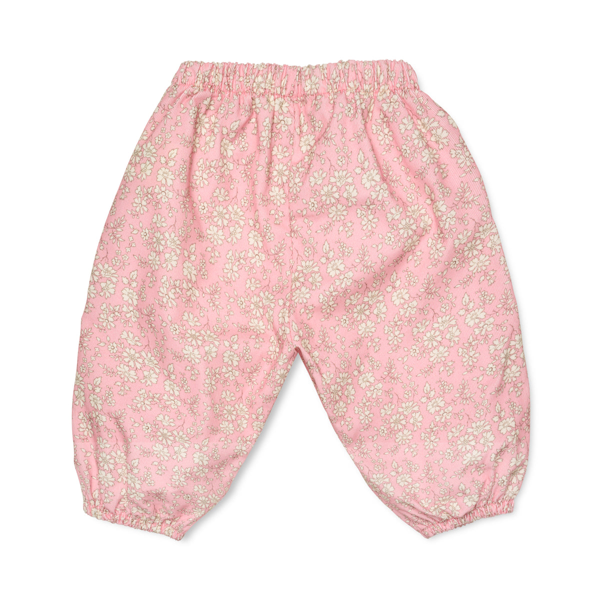 Lalaby pixi pants - Pink flower cord