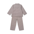 Classic pyjamas - tiny check brown