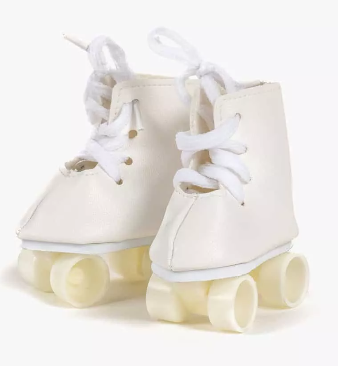 Dukke rulleskøjter - hvide