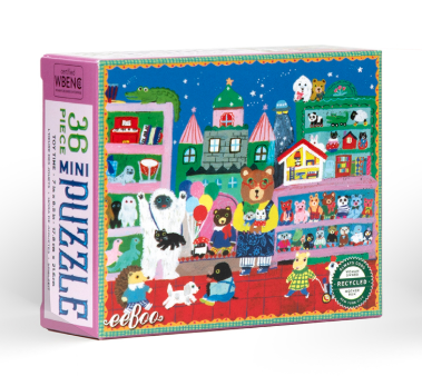 Miniature puslespil - Bamselandsbyen