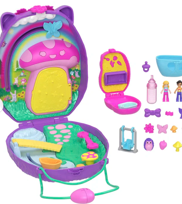 Polly Pocket Pindsvinemor og baby