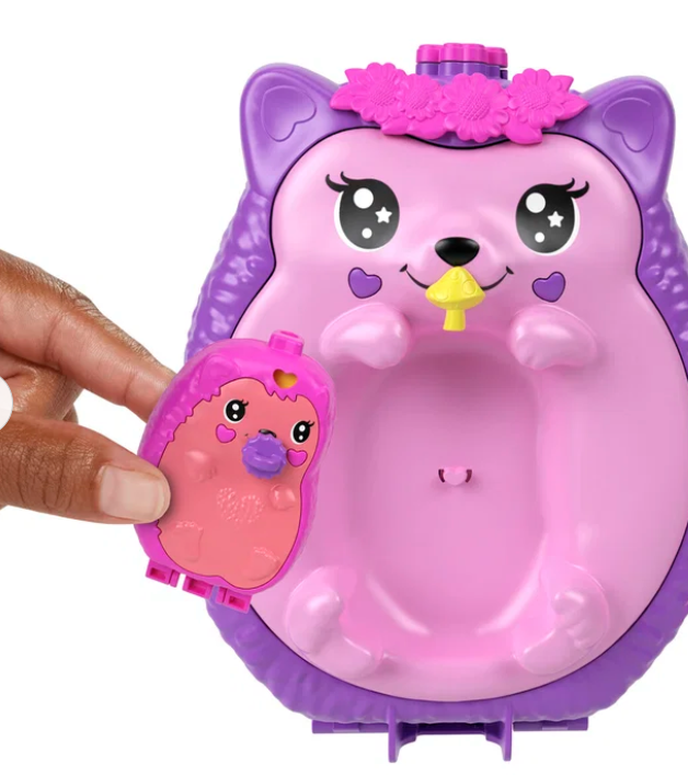 Polly Pocket Pindsvinemor og baby