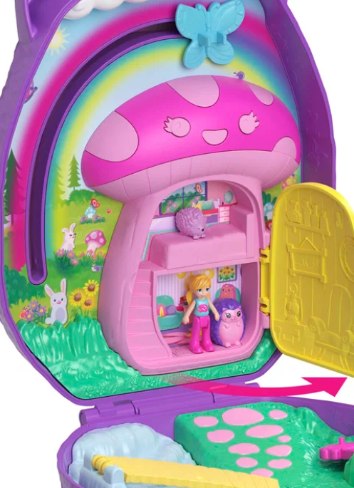 Polly Pocket Pindsvinemor og baby