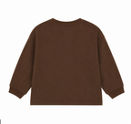 Tangerine Sweatshirt med print - Brun