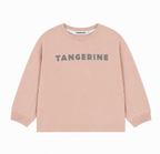 Tangerine Sweatshirt med Print - Lyserød