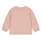 Tangerine Sweatshirt med Print - Lyserød