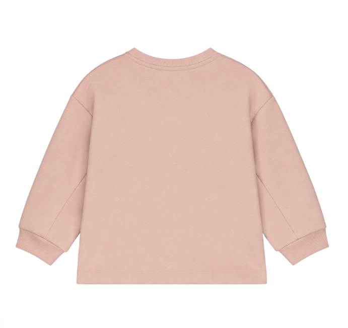 Tangerine Sweatshirt med Print - Lyserød