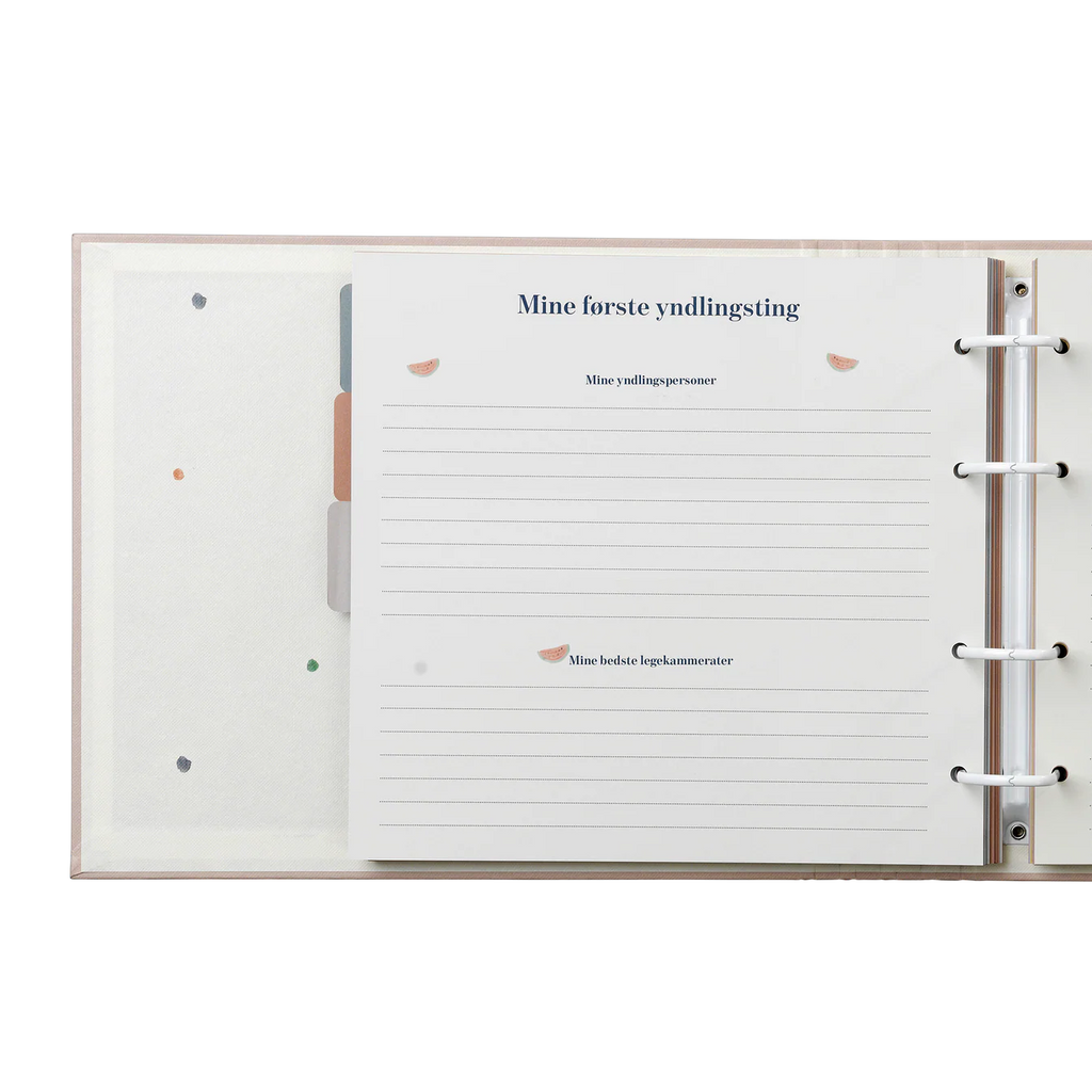 Mine første år - Album