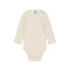 FUB Baby Pointelle Body i merinould - Ecru