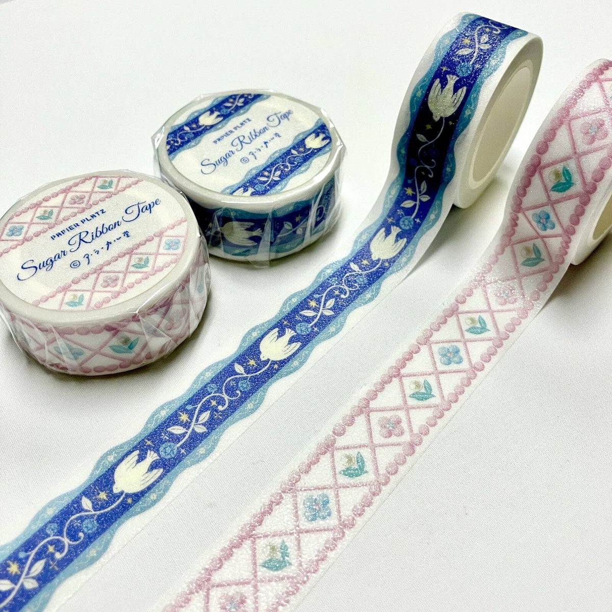Washi tape – Lyserødt mønster