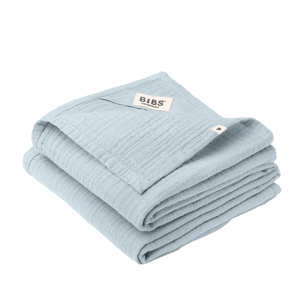 Bibs stofbleer 2-pack - Baby blue