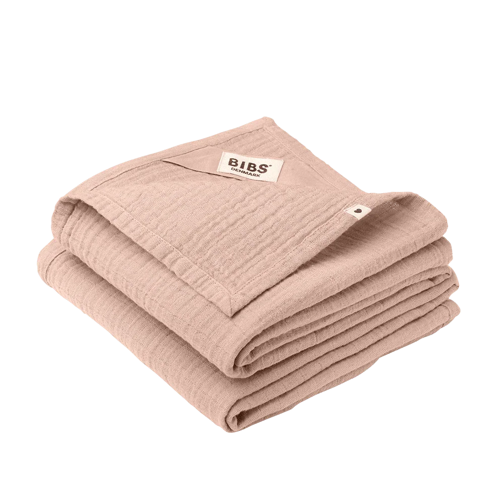 Bibs stofbleer 2-pack - Blush
