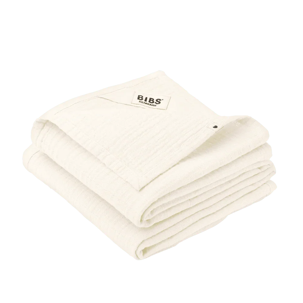 Bibs stofbleer 2-pack - Ivory