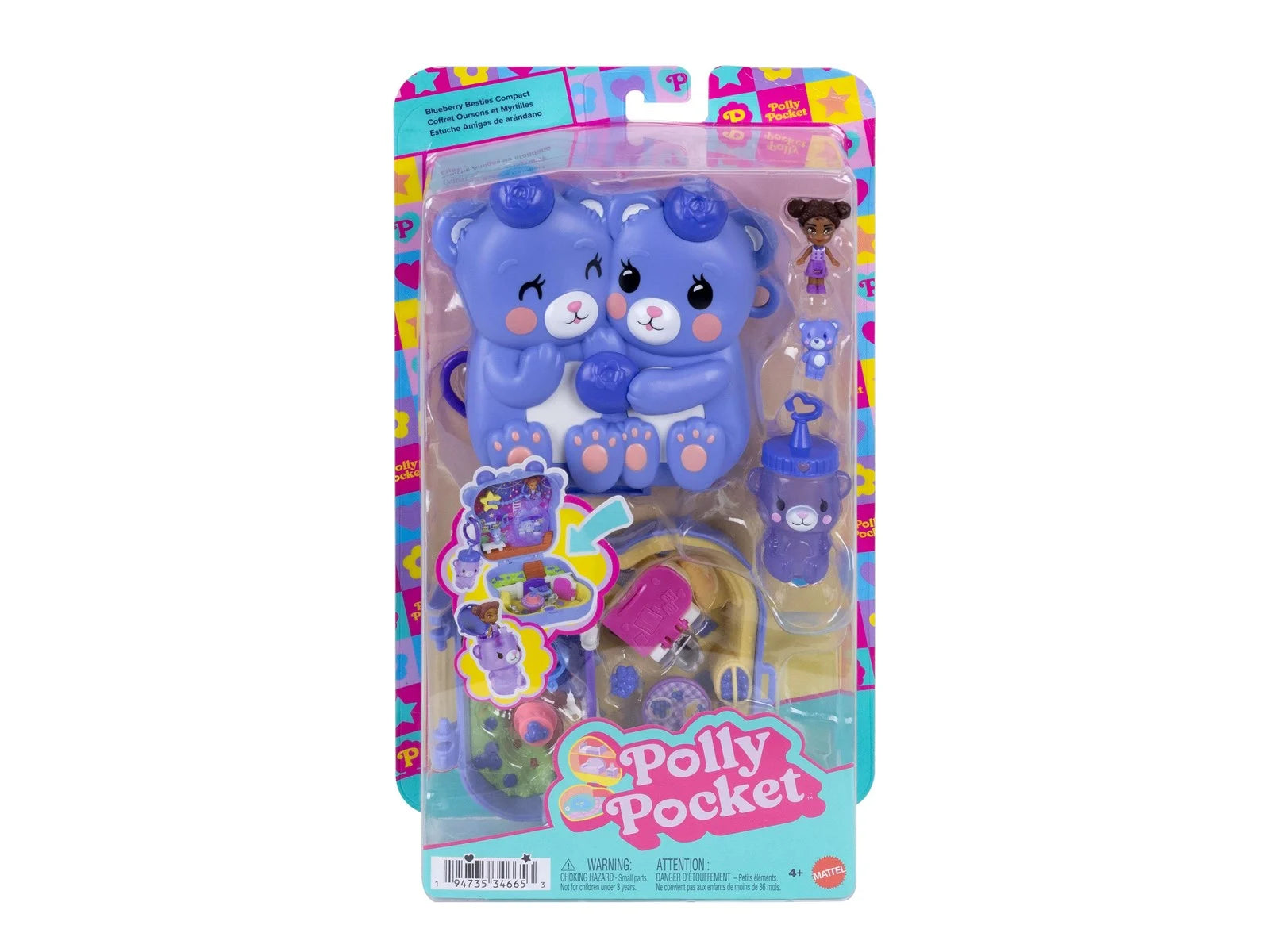 Polly Pocket Blueberry Besties Compact